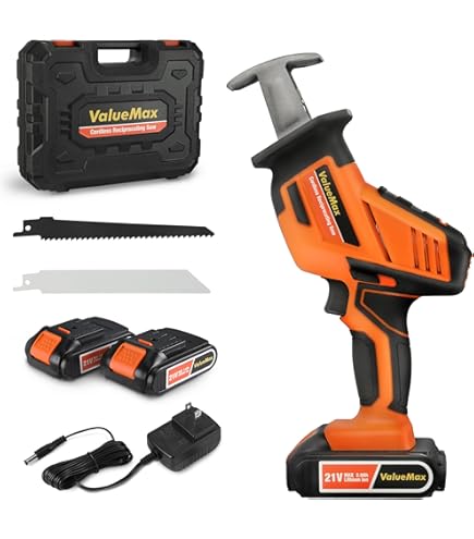 【新品】レシプロソー 電動 ノコギリ 無段変速 21V バッテリー2個付きノコギリ Amazon | 電動ノコギリ レシプロソー 充電式 21 V のこぎり 電気 鋸 無